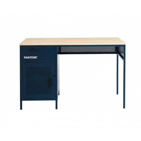 Bureau PANTONE métal bleu nuit 120cm