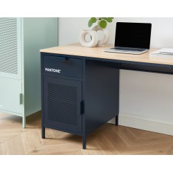 Bureau PANTONE métal bleu nuit 120cm