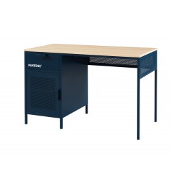 Bureau PANTONE métal bleu nuit 120cm