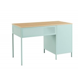 Bureau PANTONE métal vert menthe 120cm