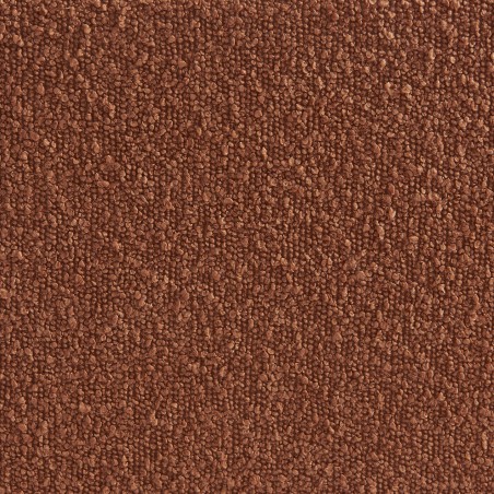 Lit coffre TSUKI bouclette terracotta cannage 160x200 sommier inclus