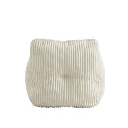 Pouf LUFFY velours côtelé beige