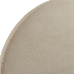 Lit coffre TAIJO velours beige sable 140x190 sommier inclus