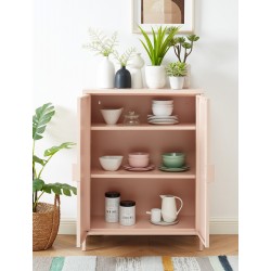 Buffet PANTONE métal rose blush h100cm