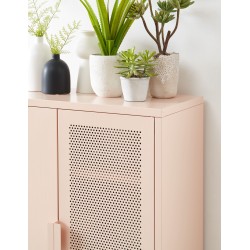 Buffet PANTONE métal rose blush h100cm