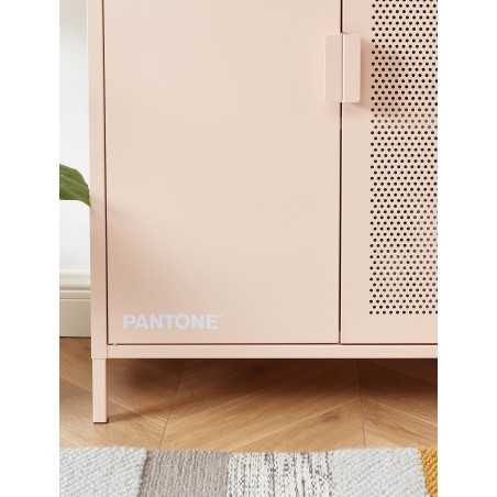 Buffet PANTONE métal rose blush h100cm