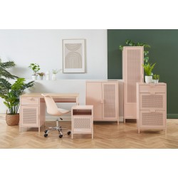 Buffet PANTONE métal rose blush h100cm