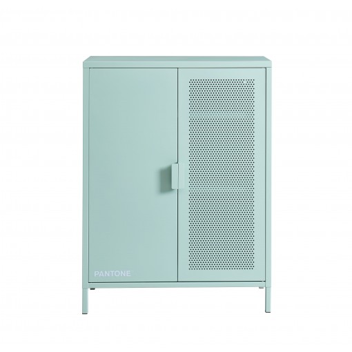 Buffet PANTONE métal vert menthe h100cm