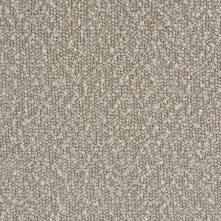 Lit coffre BOO tissu bouclette beige 90x190 sommier inclus