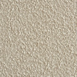 Lit coffre KULA tissu bouclette beige 160x200 sommier inclus