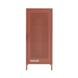 Caisson de bureau PANTONE métal terracotta h105cm