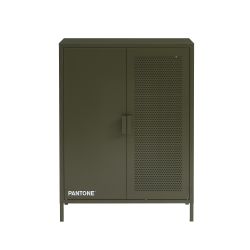 Buffet PANTONE métal vert olive h100cm