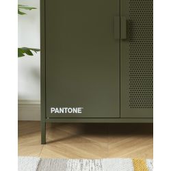 Buffet PANTONE métal vert olive h100cm