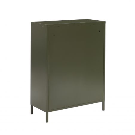 Buffet PANTONE métal vert olive h100cm