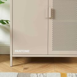 Buffet PANTONE métal taupe h100cm