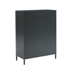 Buffet PANTONE métal gris anthracite h100cm