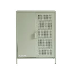 Buffet PANTONE métal vert amande h100cm