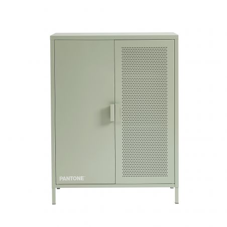 Buffet PANTONE métal vert amande h100cm