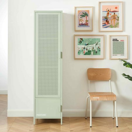 Vestiaire PANTONE métal vert amande h180cm