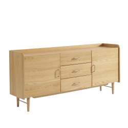 Buffet TWIGGY placage chêne 180cm