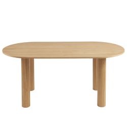 Table de séjour PENELOPE placage chêne 180cm