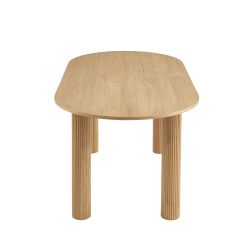 Table de séjour PENELOPE placage chêne 180cm