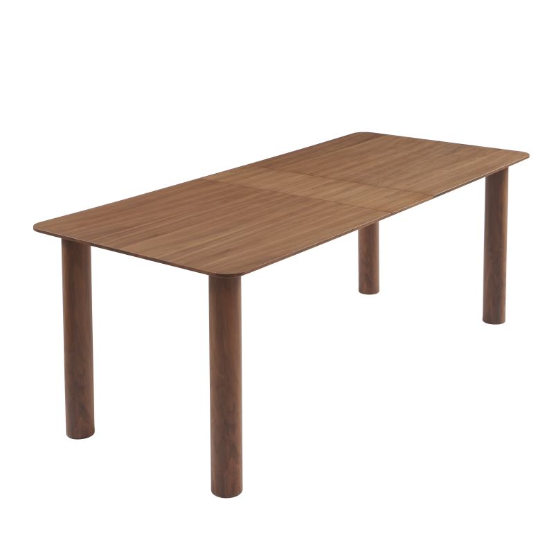 Table à manger PILAR placage noyer extensible 180-240cm