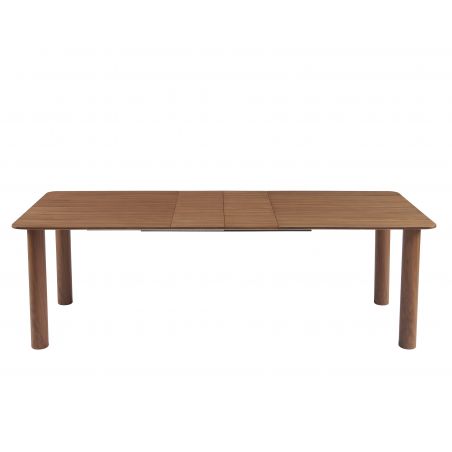 Table à manger PILAR placage noyer extensible 180-240cm