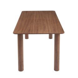 Table à manger PILAR placage noyer extensible 180-240cm