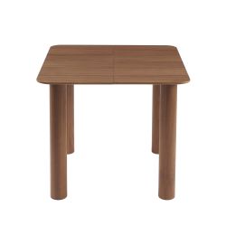 Table à manger PILAR placage noyer extensible 90-160cm