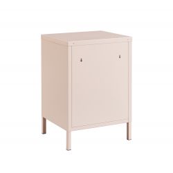 Table de chevet PANTONE métal rose blush 40cm