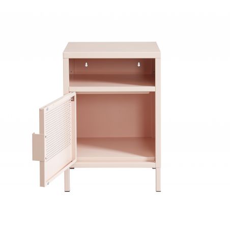 Table de chevet PANTONE métal rose blush 40cm